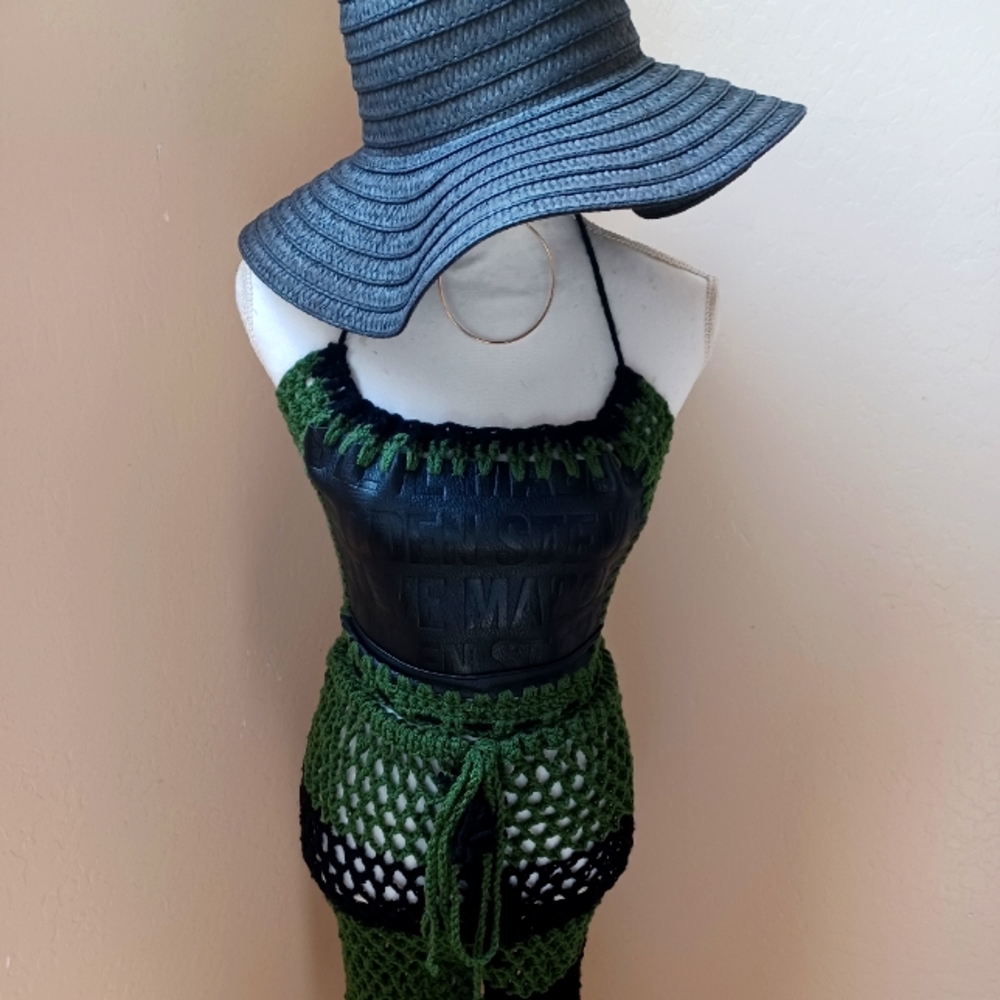 2 piece pants halter set